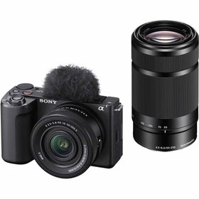 ソニー ZV-E10M2X-B デジタルカメラ「VLOGCAM ZV-E10 II」ダブルズームレンズキット（ブラック）SONY[ZVE10M2XB] 返品種別A