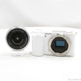 (中古)SONY (展示品) VLOGCAM ZV-E10L パワーズームレンズキット ホワイト(269-ud)