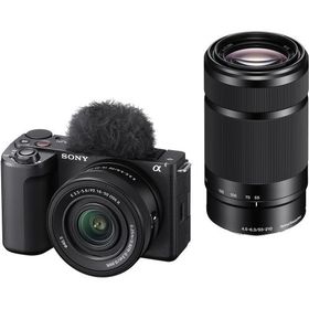 ソニー(SONY) VLOGCAM ZV-E10M2X-B ブラック αEマウントデジタル一眼カメラ ダブルズームレンズキット