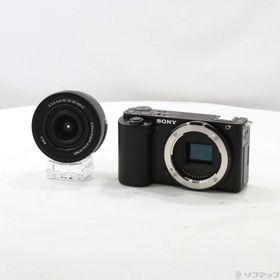 (中古)SONY VLOGCAM ZV-E10K パワーズームレンズキット ブラック(262-ud)