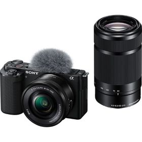 【ラッピング可】【即日発送】【新品】SONY ソニー ミラーレス一眼カメラ VLOGCAM ダブルズームレンズキット ZV-E10Y ブラック
