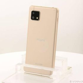 〔中古〕SHARP(シャープ) AQUOS sense4 lite 64GB ライトカッパー SH-RM15 楽天 SIMフリー〔305-ud〕