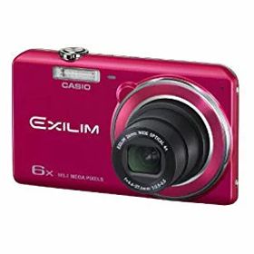 【中古】CASIO デジタルカメラ EXILIM EXZS26RD 1610万画素 光学6倍ズーム 広角26mm EX-ZS26RD レッド 9jupf8b