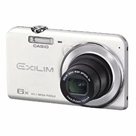 【中古】CASIO デジタルカメラ EXILIM EXZS26WE 1610万画素 光学6倍ズーム 広角26mm EX-ZS26WE ホワイト 9jupf8b