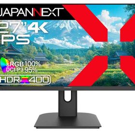 【ECサイト】 JAPANNEXT 27インチ IPSパネル搭載 4K(3840x2160)解像度 液晶モニター JN-i27U-C6 HDMI DP USB Type-C(最大65給電) HDR400相当 sRGB:100% DCI-P3:95% 【】