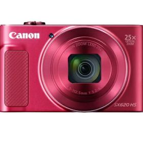 【中古】（新古品）Canon コンパクトデジタルカメラ PowerShot SX620 HS レッド 光学25倍ズーム/Wi-Fi対応 PSSX620HSRE