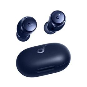 【中古】（新古品） Anker Soundcore Space A40（完全ワイヤレスイヤホン）【最大50時間再生 / 小型軽量/ウルトラノイズキャンセリング 2.0 / ハイレゾ/LDAC/マルチポイント対応/ワイヤレス充電/外音取り込み/マイク内蔵/PSE技術基準適合】 ネイビー