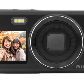 アイワマーケティング(aiwa) コンパクトデジタルカメラ aiwa cam DCB-2 ブラック(1600万画素CMOSセンサー/電子手ブレ補正/AF/4倍デジタルズーム/自撮り撮影/軽量)(JA5-DCM0003(BK))