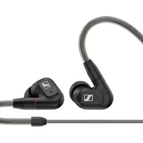 【中古】ゼンハイザー Sennheiser イヤホン 有線 IE 300 ブラック ダイナミック カナル型 オーディオファイル MMCX 高遮音性