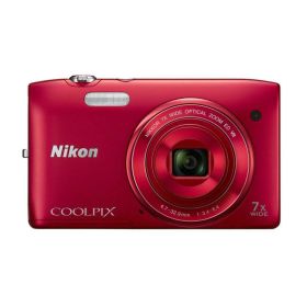 【中古】デジタルカメラ COOLPIX S3500 光学7倍ズーム レッド 有効画素数 2005万画素 ラズベリーレッド S3500RD カメラ 一眼レフ ミラーレス レンズ 中古 人気 おすすめ 高画質