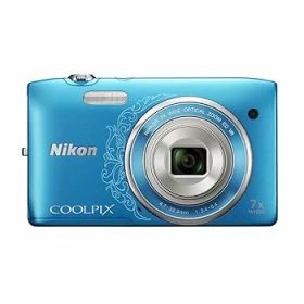 【中古】［非常に良い］Nikon デジタルカメラ COOLPIX S3500 光学7倍ズーム 有効画素数 2005万画素 オリエンタルブルー S3500DBL