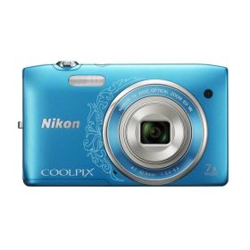 【中古】Nikon デジタルカメラ COOLPIX S3500 光学7倍ズーム 有効画素数 2005万画素 オリエンタルブルー S3500DBL当店保証30日間 人気モデル 高画質 売れ筋