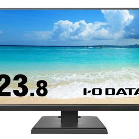 IODATA LCD-A241DBX ワイド液晶ディスプレイ 23.8型/ 1920×1080/ アナログRGB、HDMI/ ブラック/ スピーカー：あり/ よりサステナブルなディスプレイへ/ 「5年保証」「無輝点保証」3辺フレームレス
