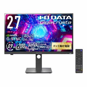 【20日はエントリーで最大5000ポイント】I・O DATA アイオーデータGigaCrysta MiniLED採用 200Hz＆WQHD対応広色域 27型ゲーミングモニター 転送不可 KH-GDQ271JLAQ(2653017)送料無料