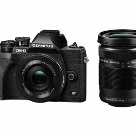 【箱破損 または 箱汚れ品 】OLYMPUS OM-D E-M10 Mark IV EZダブルズームキット ブラック