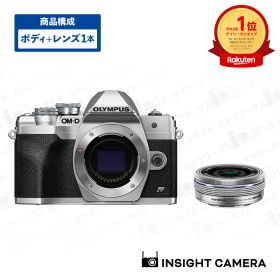 オリンパス OM-D E-M10 MarkIVボディ シルバー + 標準ズームレンズセット M.ZUIKO DIGITAL ED 14-42mm F3.5-5.6 EZ シルバー OLYMPUS（出荷後転送不可）
