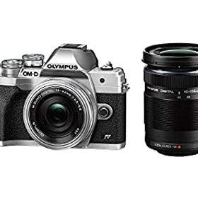 【中古】【非常に良い】OLYMPUS ミラーレス一眼カメラ OM-D E-M10 MarkIV EZダブルズームキット シルバー
