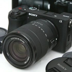 【中古】【良品】ソニー α6700 ILCE-6700M 高倍率ズームレンズキット [ブラック]（センサー清掃済み） CA01-R5004-2P4 SONY Eマウント APS-C 5軸手ブレ補正 EVF 標準ズーム レンズ付き セット 中古