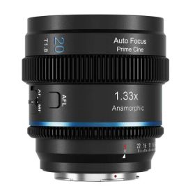 SIRUI 20mm T1.8 1.33X アナモフィックレンズ S35 オートフォーカスレンズ（Eマウント対応） A6500/A6700/FX3/30/ZV-Eシリーズ/A7シリーズ/A9/9II-ニュートラルフレア