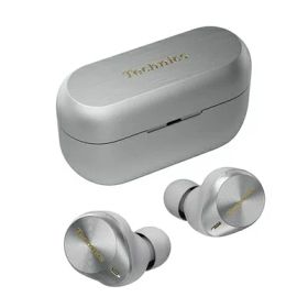 【中古】（新古品） テクニクス ワイヤレスイヤホン EAH-AZ80-S シルバー bluetooth ノイズキャンセリング 3台マルチポイント IPX4 LDAC対応 ハイレゾ音質再生 急速充電対応 アプリ対応