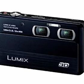 【中古】「ほぼ新品」パナソニック デジタルカメラ ルミックス 3D1 光学4倍 ブラック DMC-3D1-K
