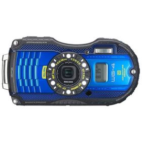 RICOH 防水デジタルカメラ RICOH WG-4GPS ブルー 防水14m耐ショック2.0m耐寒-10度 RICOH WG-4GPSBL