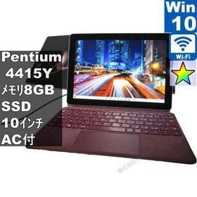 Microsoft Surface Go 1824【SSD搭載】 Pentium 4415Y 1.6GHz 【Windows10 Home】 ／充電可／Wi-Fi／長期保証 [96267]