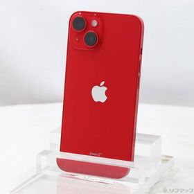 〔中古〕Apple(アップル) iPhone14 128GB プロダクトレッド MPV93J／A SIMフリー〔198-ud〕