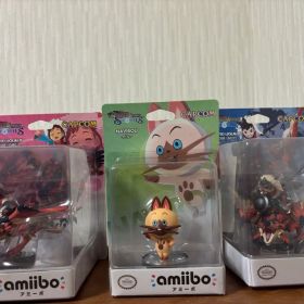 【未開封】amiibo モンスターハンターストリーズ ナビルー含む3種