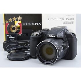 【中古】Nikon ニコン COOLPIX P600 ブラック コンパクトデジタルカメラ 元箱付き