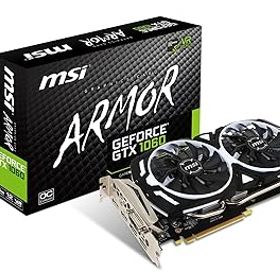 【中古】MSI ARMOR 2X デュアルファン搭載 GeForce GTX 1060 グラフィックスカード 6GB版 GeForce GTX 1060 ARMOR 6G OCV1