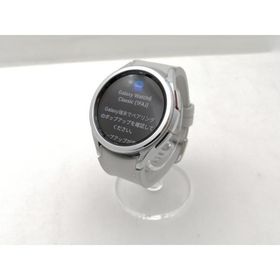 【中古】SAMSUNG Galaxy Watch6 Classic 43mm Wi-Fi/Bluetoothモデル SM-R950NZSAXJP シルバー【新宿2】保証期間１ヶ月【ランクA】