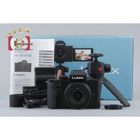 【中古】Panasonic パナソニック LUMIX DC-G100V 標準ズームレンズキット シャッター回数僅少 元箱付き