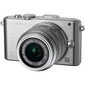 OLYMPUS ミラーレス一眼 PEN Lite E-PL3 レンズキット シルバー E-PL3 LKIT SLV