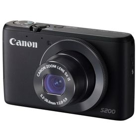 Canon デジタルカメラ PowerShot S200(ブラック) F値2.0 広角24mm 光学5倍ズーム PSS200(BK)