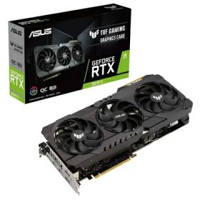 【中古】 ASUSTek TUF Gaming NVIDIA? GeForce RTX 3070 Ti 搭載ビデオカード OC/PCIe 4.0 / 8GB GDDR6X / HDMI 2.1 / DisplayPort 1.4a /デュアルボールファンベアリング, ミリタリーグレードのコンデンサ/GPU Tweak II TUF-RTX3070TI-O8G-GAMING