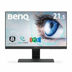 【中古】BenQ モニター ディスプレイ GW2283 21.5インチフルHDIPSウルトラスリムベゼル輝度自動調整B.I.搭載ブルーライト軽減スピーカー