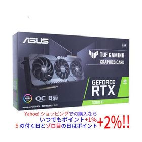 【中古】ASUS グラボ TUF-RTX3060TI-O8G-V2-GAMING PCIExp 8GB 元箱あり