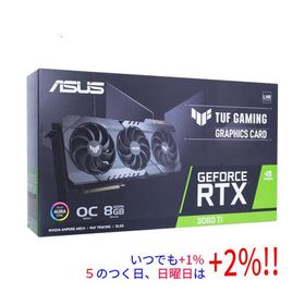 【中古】ASUS グラボ TUF-RTX3060TI-O8G-V2-GAMING PCIExp 8GB 元箱あり