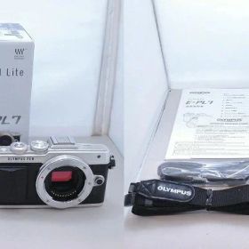 【6/20(土)20時〜全品ポイント10倍！要エントリー】オリンパス OLYMPUS ミラーレス一眼カメラ レンズキット フォーサーズ PEN Lite E-PL7 ダブルズームキット 【中古】