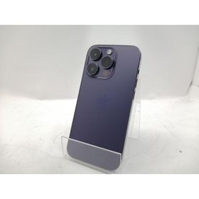 【中古】Apple 国内版 【SIMフリー】 iPhone 14 Pro 1TB ディープパープル MQ313J/A【秋葉5号】保証期間１ヶ月【ランクC】