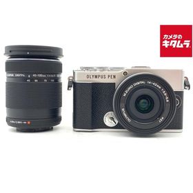 【中古】 【美品】 オリンパス PEN E-P7 EZ ダブルズームキット シルバー