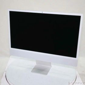 【中古】Apple(アップル) iMac 24-inch Mid-2021 MGTF3J／A Apple M1 8コアCPU_7コアGPU 8GB SSD256GB シルバー 〔26.3 Tahoe〕 【258-ud】