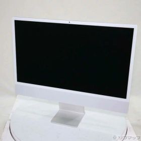 【中古】Apple(アップル) iMac 24-inch Mid-2021 MGTF3J／A Apple M1 8コアCPU_7コアGPU 8GB SSD256GB シルバー 〔26.3 Tahoe〕 【258-ud】