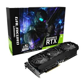 【中古】（新古品・未使用品） 玄人志向 NVIDIA GeForce RTX3070搭載 グラフィックボード GDDR6 8GB GALAKURO GAMINGシリーズ トリプルファンモデル GG-RTX3070-E8GB/TP