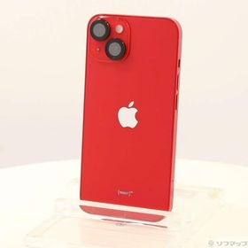 〔中古〕Apple(アップル) iPhone14 128GB プロダクトレッド MPV93J／A SIMフリー〔344-ud〕