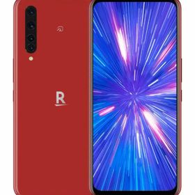 【中古】【安心保証】 楽天モバイル Rakuten BIG ZR01[128GB] (5G) クリムゾンレッド