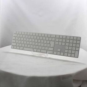 〔中古〕Apple(アップル) Magic Keyboard (テンキー付き) MQ052J／A シルバー〔377-ud〕