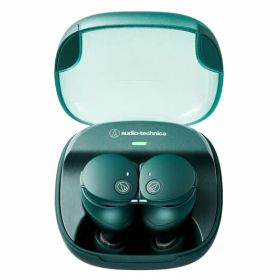 audio-technica ATH-CKS50TW2 GR 完全ワイヤレスイヤホン bluetooth マグネティックスイッチ機能 最大約65時間再生 IP55 防水防塵 マルチポイント対応 置き忘れアラート ヒアスルー 低遅延モード 急速充電 Qiワ