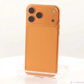 【中古】Apple(アップル) iPhone17 Pro Max 2TB コズミックオレンジ MFYK4J／A SIMフリー 【198-ud】